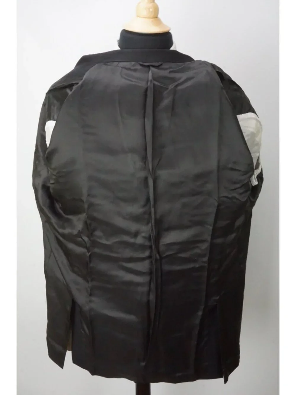 Burberry London Solid Black Wool 2 Pc Suit Jacket Pants Sz 40R BRAND NEW